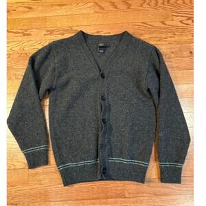 Harry Potter Cardigan Made in Scotland Gray Wool XS Youth L